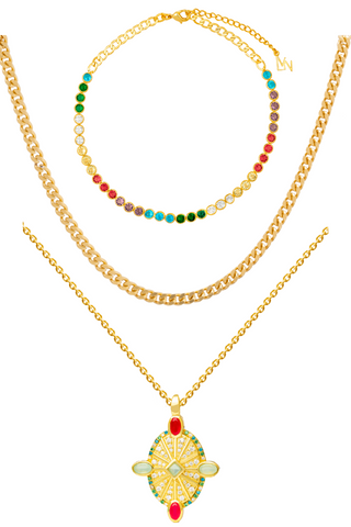 Combination of overlapping necklaces