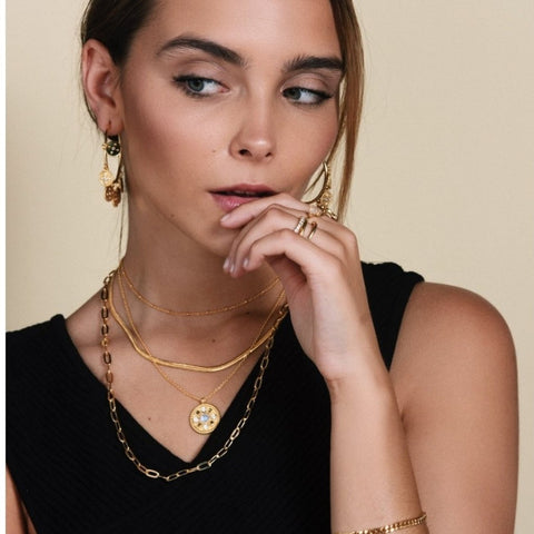 18 karat gold plated jewelry