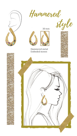 Boucles d'oreilles par Lavani Jewels