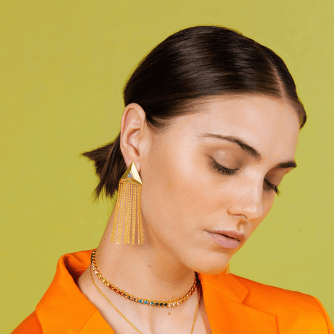 shoulder length earrings, jewelry trends 2023