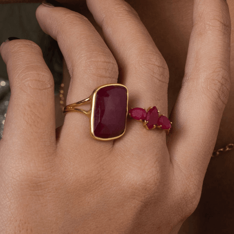 Ruby stone ring and its meaning