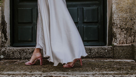 Comfortable bridal sandals
