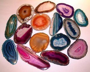 Piedras Ágata en los colores que existen