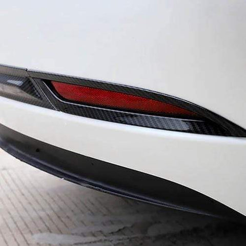 Rear Fog Light Strip & Trim Set For Tesla Model 3