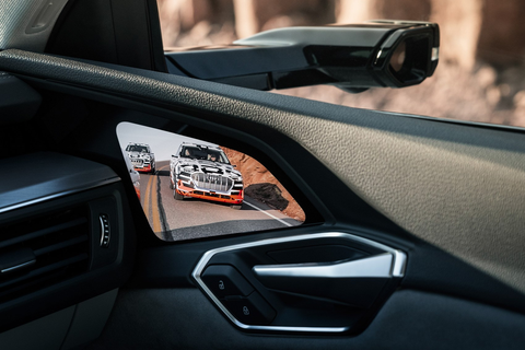 audi e tron virtual mirrors