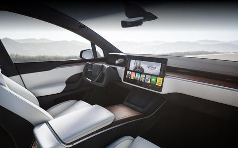 tesla model x plaid interior