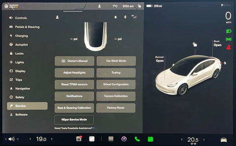 Tesla Factory Reset Procedure