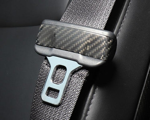 Carbon Fiber Seat Belt Fascia Set for Tesla Model 3