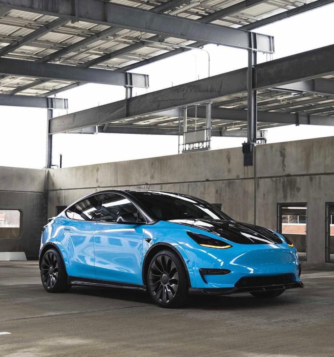 Carbon Fiber Hood V2 For Tesla Model Y