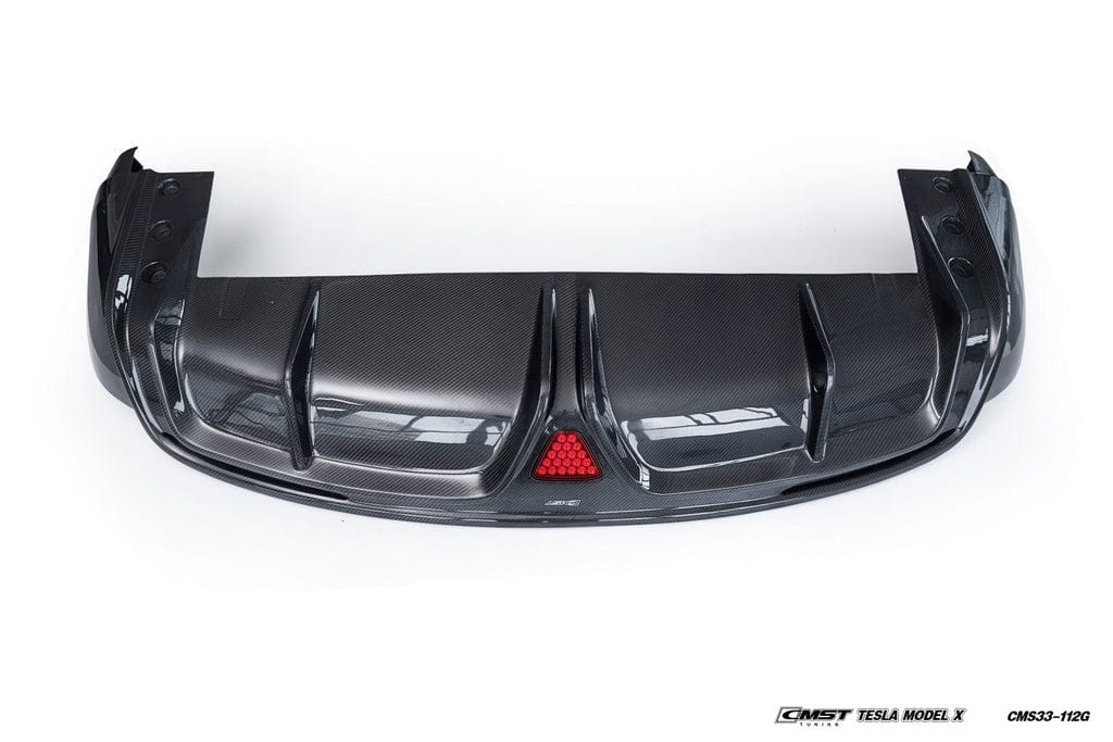 Carbon Fiber Rear Diffuser For Tesla Model X