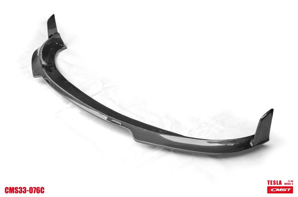 Carbon Front Lip V5 For Tesla Model 3