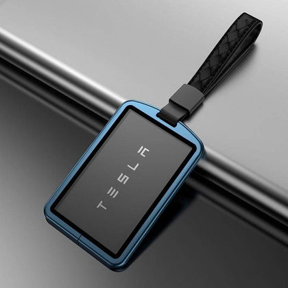 Aicharynic 2 Stück Schlüsselkartenhalter für Tesla Model 3, Modell Y  Silikon Schlüsselanhänger Kartenhalter Schlüssel Tesla Zubehör Schwarz  Tesla