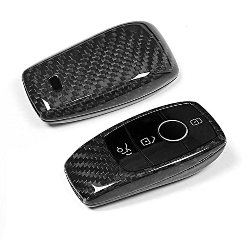 Genuine Carbon Fiber Smart Key Fob Case Mercedes-Benz EQC | PimpMyEV