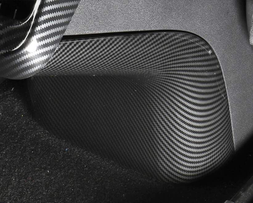 Carbon Fiber Style Rear AC Vent Lower Cover