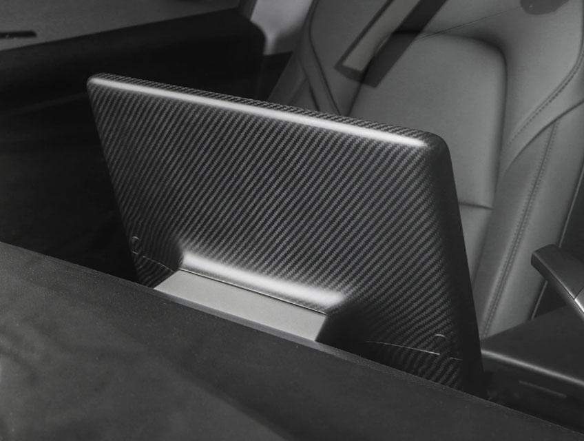 Carbon Screen Rear Cover for Tesla
