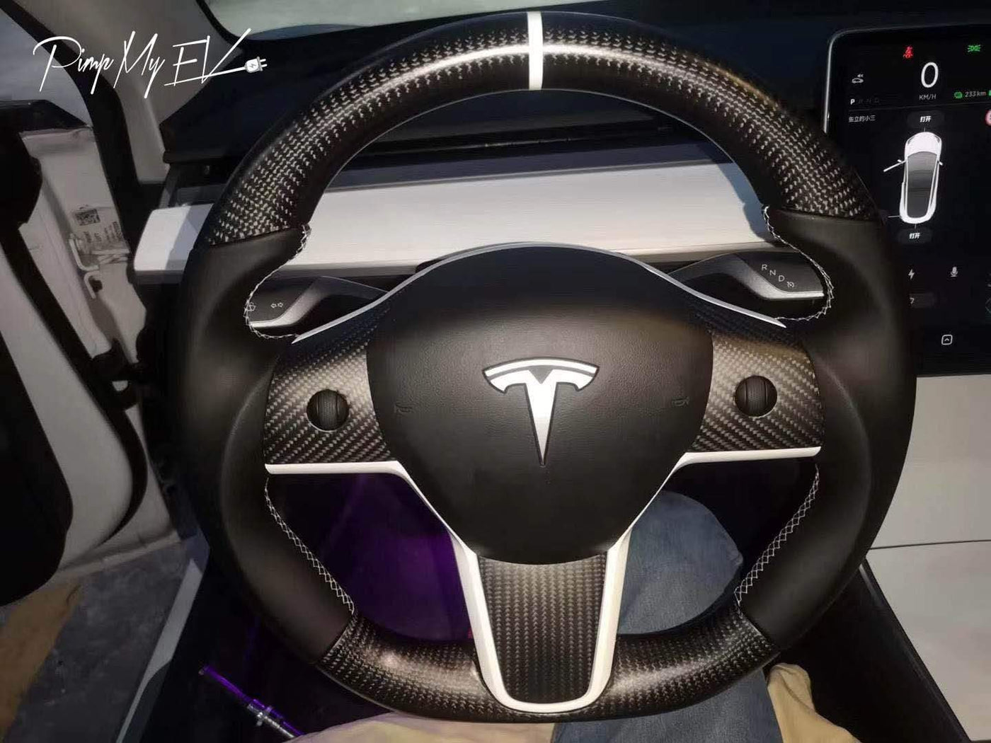 replace tesla steering wheel