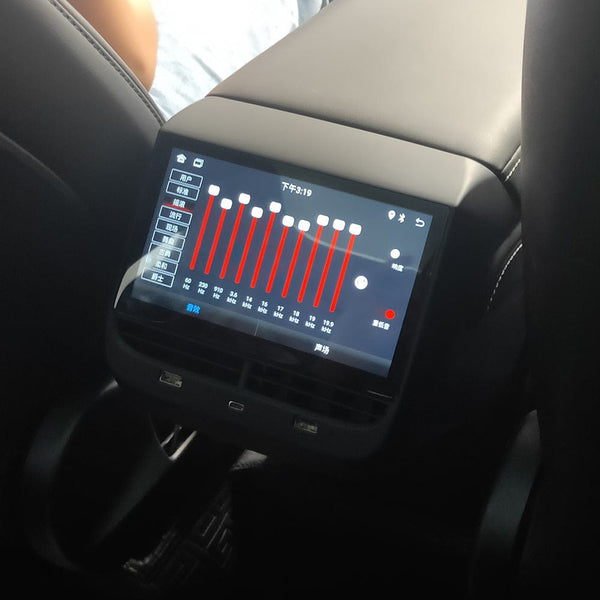 Rear Entertainment & Climate Control Screen V2 For Tesla Model 3/Y  2017-2023