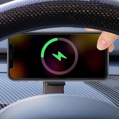 Handyhalter am Lenkrad mit kabelloser Aufladung für Tesla Model Y
