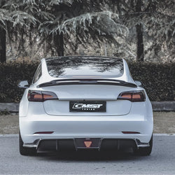 Tesla Model 3 Spoiler, Original Rear Spoiler, Spoiler Edge for Tesla Model 3  2019-2023 (Matte Carbon Fiber) : : Automotive