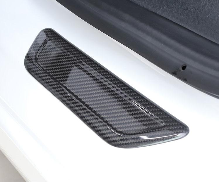 Carbon Fiber Door Sill Protector Scuff Plates