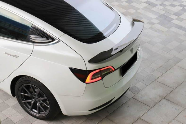 Tesla Model 3 Spoiler Prestanda - Green Drive Tillbehör
