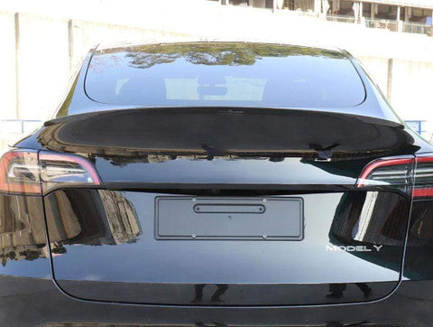Genuine Matte Carbon Fiber Performance Wing Spoiler Tesla Model