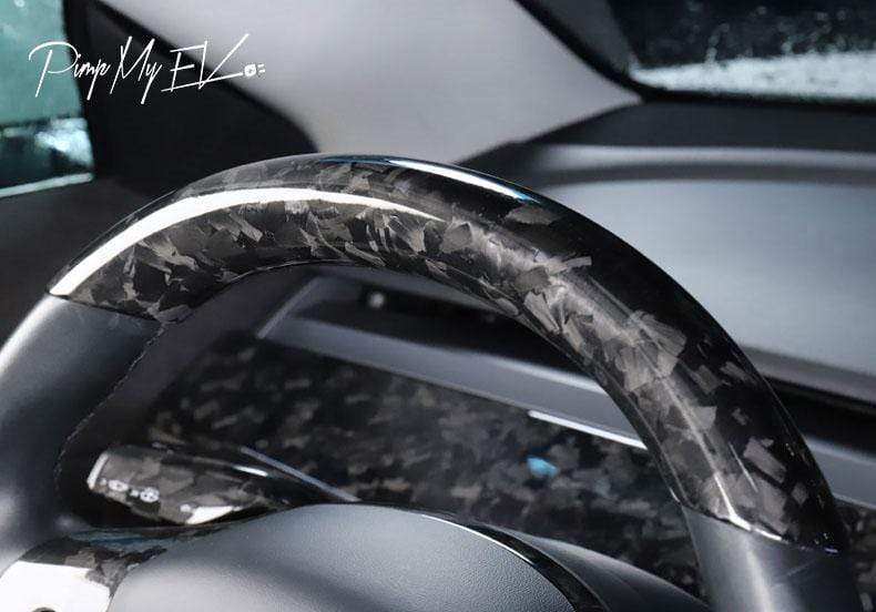 Carbon Fiber Top Steering Wheel Fascia