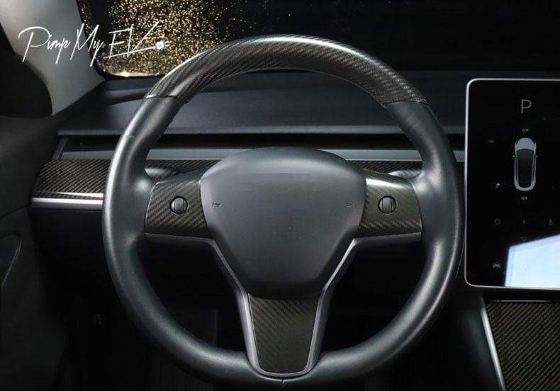 Carbon Fiber Top Steering Wheel Fascia