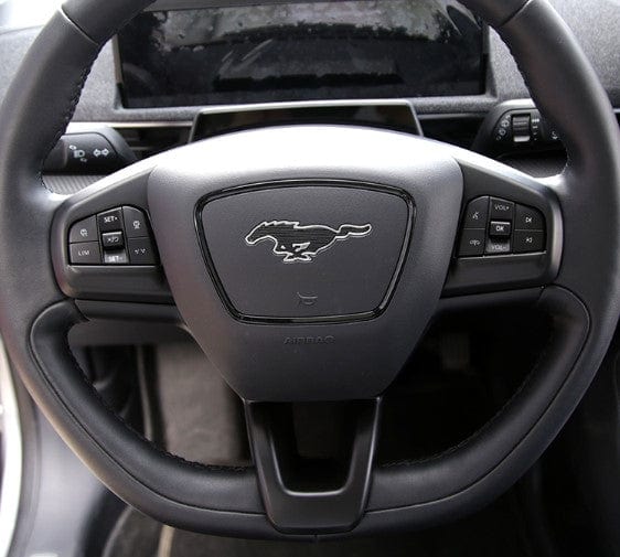 Steering Wheel Carbon Fiber Style Frame For Ford