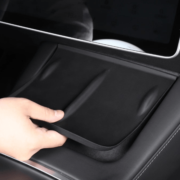 For Tesla Model 3 Model Y Silicone Anti-skid Pad Car Central Control Phone  Wireless Charge Non-Slip Mat Car Accessories Interior - AliExpress