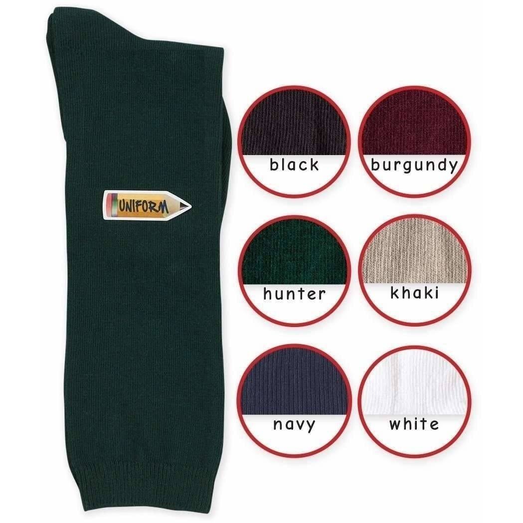 School Uniform Cotton Knee High Socks | Adorable Essentials, LLC