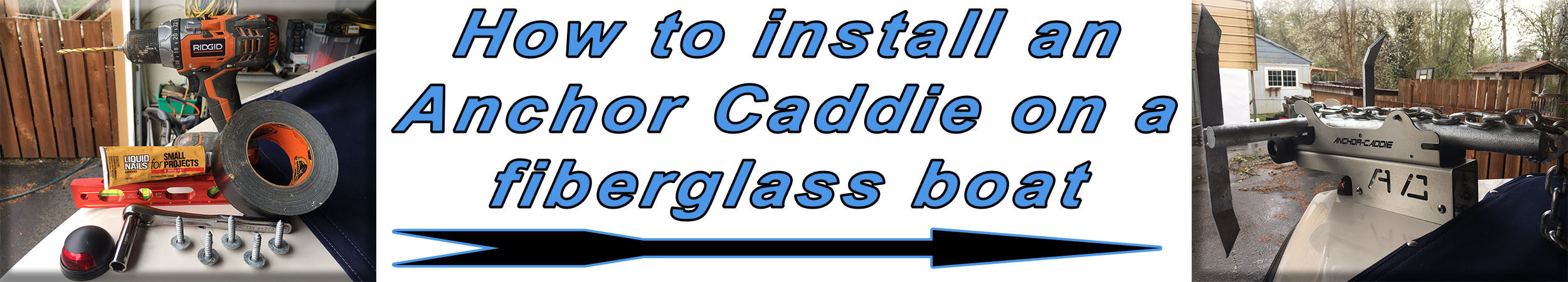 Installing a Bow Roller to a fiberglass boat