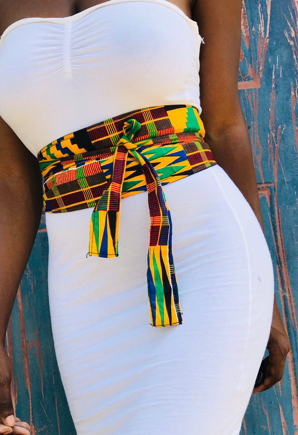 DORIS CROP TOP WITH DETACHABLE PEPLUM BELT – La Mode Afrique