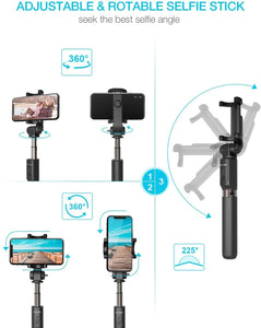 4 in 1 Wireless Bluetooth Selfie Stick（Gift Package）