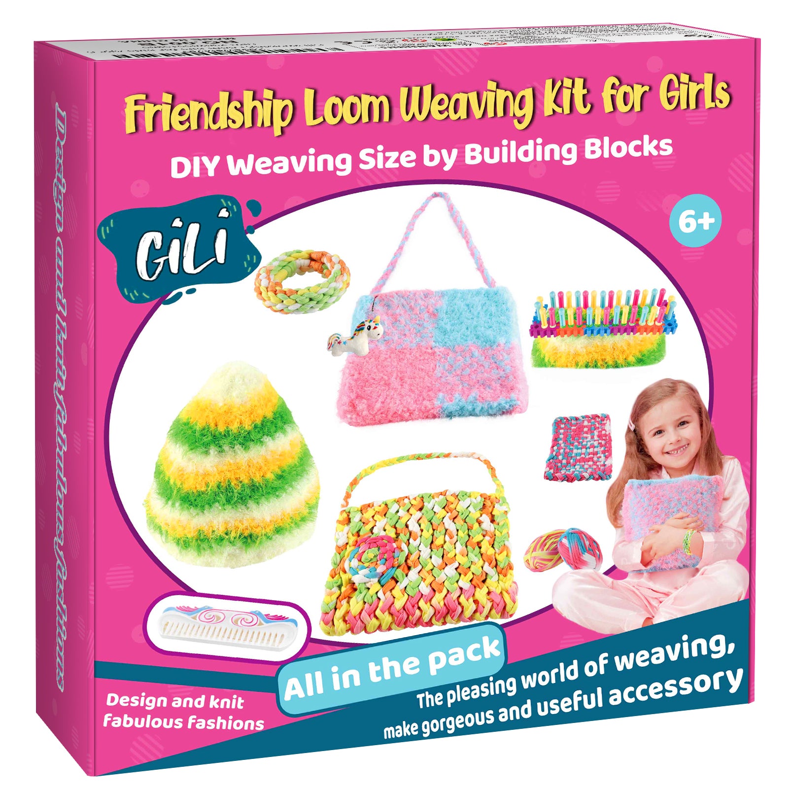 Loom knitting kit For Kids ( Unboxing ) / knitting loom set for girls and  boys 