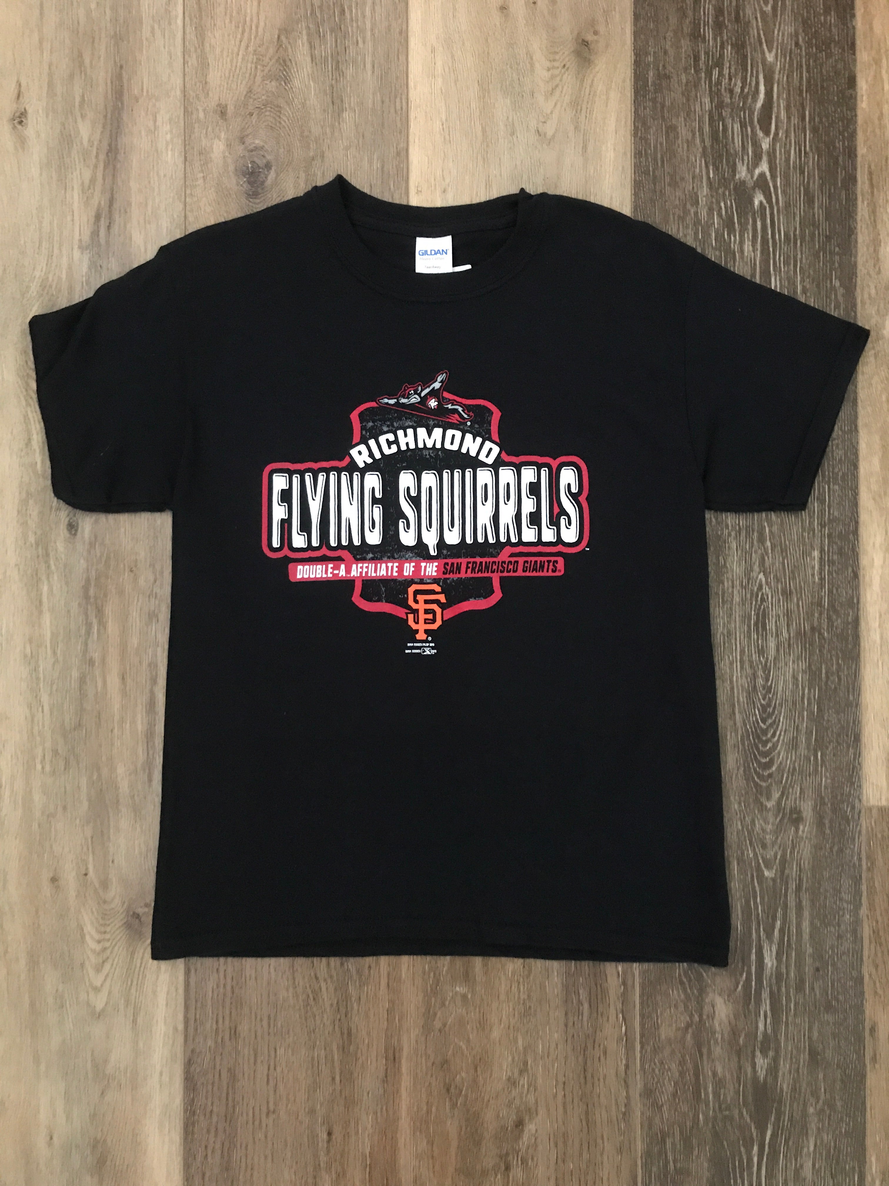Richmond Flying Squirrels Youth Giants Tee Richmond Flying Squirrels Official Store