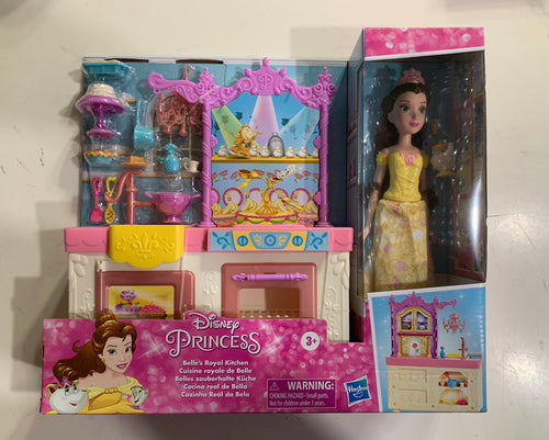 Disney Princess Belle's Royal Kitchen - Fashion Doll and Playset