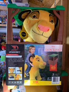 lion king 6 volt cub simba plush ride on