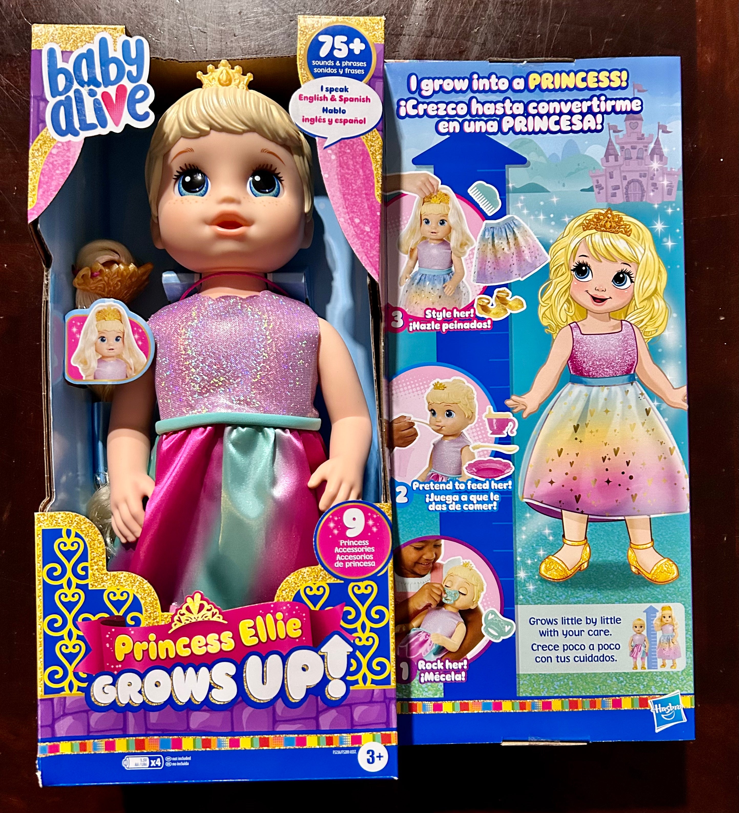 Buy Baby Alive Princess Ellie Grows Up Doll Set