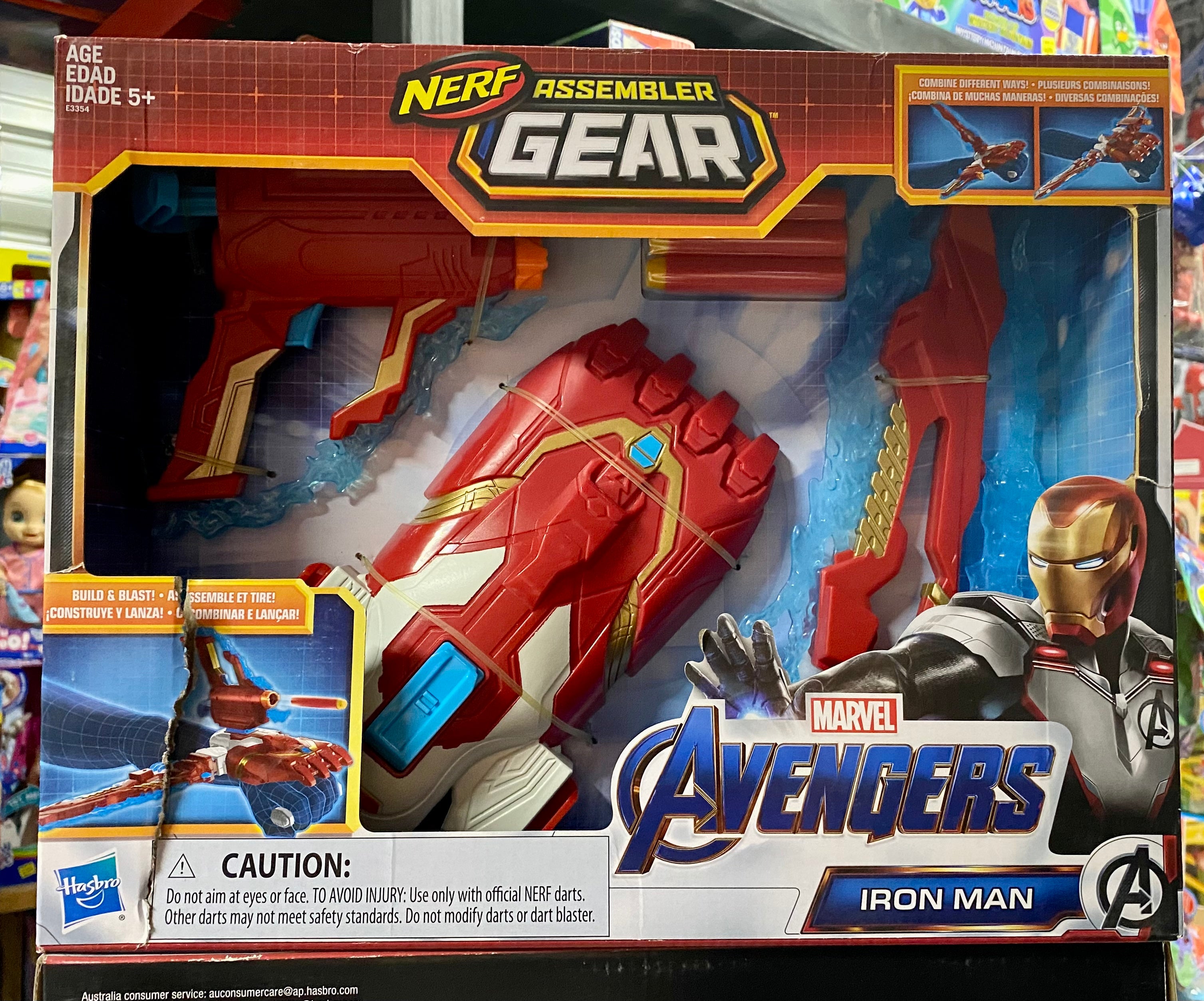 Nerf Marvel Avengers Iron Man Repulsor Blast