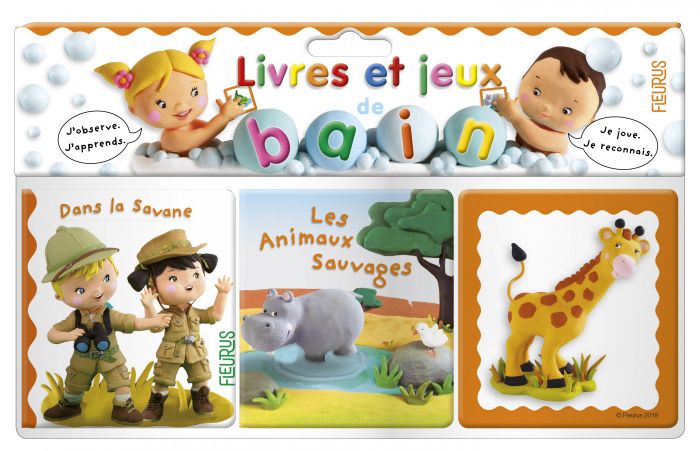 Livre De Bain Les Animaux Sauvages Boutique Leoludo