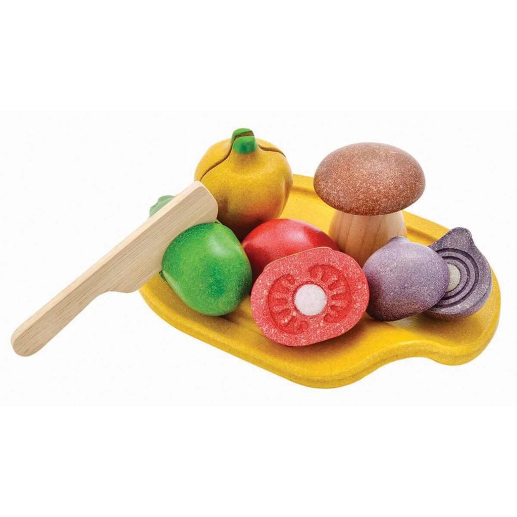 Fruits en bois a decouper Plan Toys