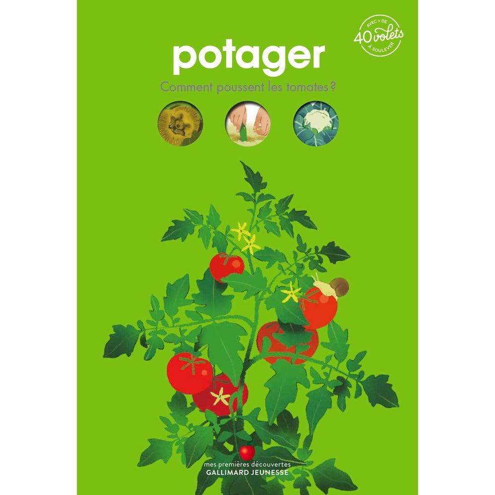Potager: Comment poussent les tomates?-Livre-Gallimard-Boutique LeoLudo
