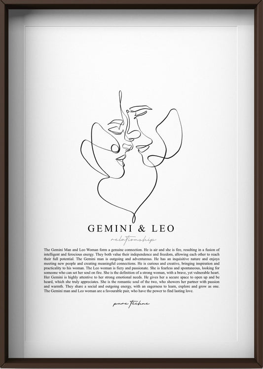 Leo Man Gemini Woman
