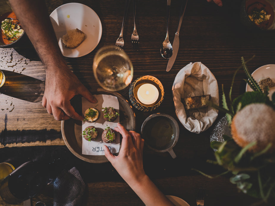 Fingerfood Speisen bei einem Catering