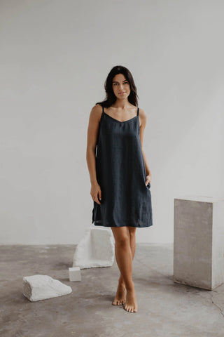 Linen Slipdress by amourlinen