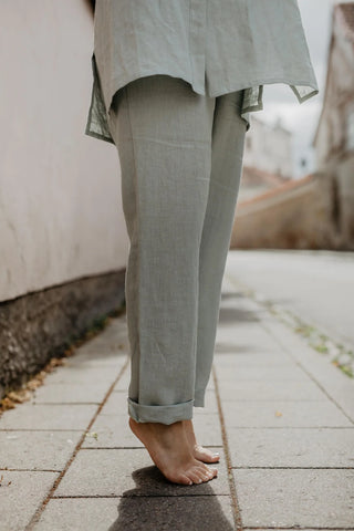 Sage Green Linen Pants