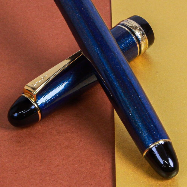 PILOT Custom 742 Miyabi Pen Wing Urushi Art Blue 14K Gold Nib Fountain Pen - Pen Wing Stationery Pilot Pen Wing Stationery | Home to Customized Fountain Pens