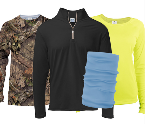 Shirts and gaiters that have been discontinued