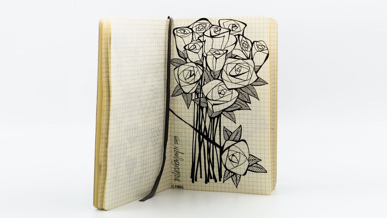 Roses Ink Sketch
